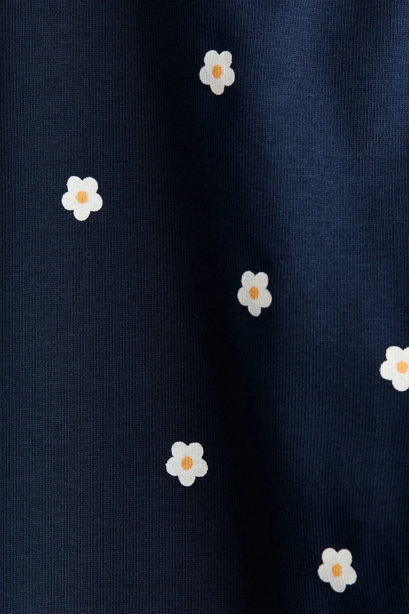 اتش اند ام لغينغز قطني مزيّن بطبعة